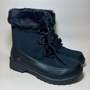 JBU By Jambu Womens Colorado Faux Fur All Tera Boots Black